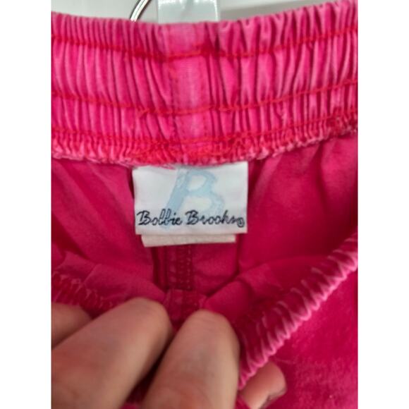 Bobbie Brooks Women's Pink High Rise Elastic Waist Drawstring Pant Size Small - Picture 3 of 5